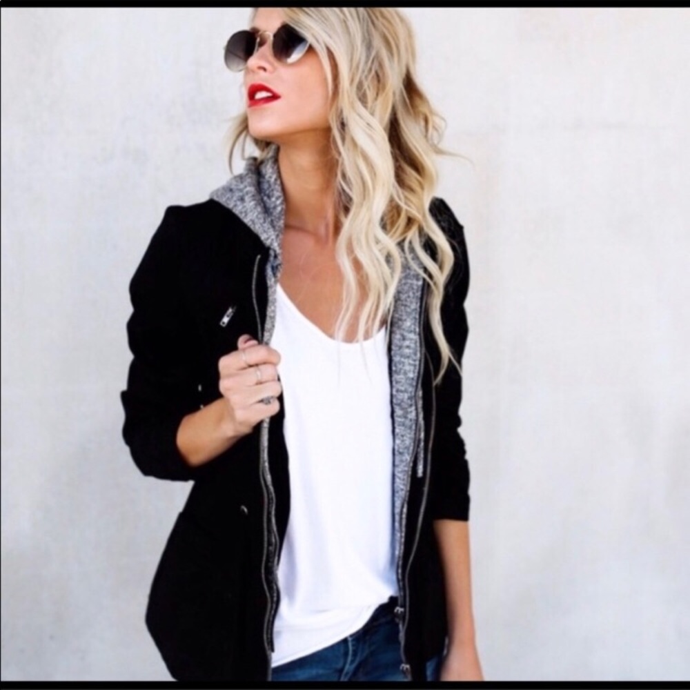 Vici Midnight Tryst Cotton Contrast Jacket